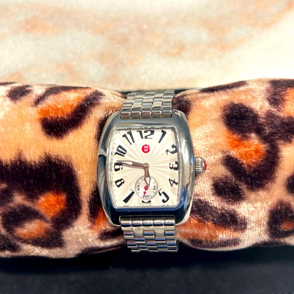 Michele Urban Mini silver watch. Battery needs replacing-works great.